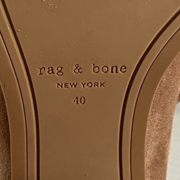 NWOB Rag & Bon Dart Suede Tan Brown Camel Taupe Ankle Boot Bootie Pointed Toe 10 - Picture 15 of 15